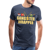 Gangster Wrapper Shirt, Gangsta Wrapper T-Shirt, Gangsta Wrapper Tshirt, Gangsta Wrapper Shirt, Funny Christmas Shirt, Wrapping Shirt - heather blue