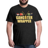 Gangster Wrapper Shirt, Gangsta Wrapper T-Shirt, Gangsta Wrapper Tshirt, Gangsta Wrapper Shirt, Funny Christmas Shirt, Wrapping Shirt - charcoal grey