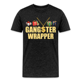 Gangster Wrapper Shirt, Gangsta Wrapper T-Shirt, Gangsta Wrapper Tshirt, Gangsta Wrapper Shirt, Funny Christmas Shirt, Wrapping Shirt - charcoal grey