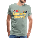 Gangster Wrapper Shirt, Gangsta Wrapper T-Shirt, Gangsta Wrapper Tshirt, Gangsta Wrapper Shirt, Funny Christmas Shirt, Wrapping Shirt - steel green