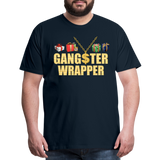 Gangster Wrapper Shirt, Gangsta Wrapper T-Shirt, Gangsta Wrapper Tshirt, Gangsta Wrapper Shirt, Funny Christmas Shirt, Wrapping Shirt - deep navy