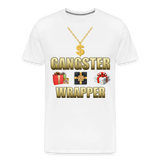 Funny Christmas Shirt, Gangster Wrapper Shirt, Gangsta Wrapper T-Shirt, Gangsta Wrapper Tshirt, Gangsta Wrapper Shirt, Funny Christmas Shirt, Wrapping Shirt - white