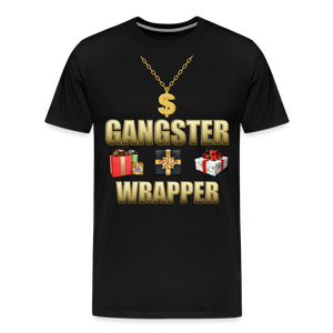 Funny Christmas Shirt, Gangster Wrapper Shirt, Gangsta Wrapper T-Shirt, Gangsta Wrapper Tshirt, Gangsta Wrapper Shirt, Funny Christmas Shirt, Wrapping Shirt - black