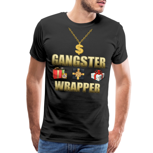 Funny Christmas Shirt, Gangster Wrapper Shirt, Gangsta Wrapper T-Shirt, Gangsta Wrapper Tshirt, Gangsta Wrapper Shirt, Funny Christmas Shirt, Wrapping Shirt - black