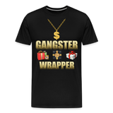 Funny Christmas Shirt, Gangster Wrapper Shirt, Gangsta Wrapper T-Shirt, Gangsta Wrapper Tshirt, Gangsta Wrapper Shirt, Funny Christmas Shirt, Wrapping Shirt - black