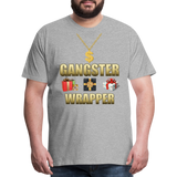 Funny Christmas Shirt, Gangster Wrapper Shirt, Gangsta Wrapper T-Shirt, Gangsta Wrapper Tshirt, Gangsta Wrapper Shirt, Funny Christmas Shirt, Wrapping Shirt - heather gray