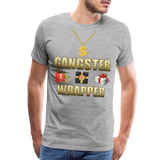 Funny Christmas Shirt, Gangster Wrapper Shirt, Gangsta Wrapper T-Shirt, Gangsta Wrapper Tshirt, Gangsta Wrapper Shirt, Funny Christmas Shirt, Wrapping Shirt - heather gray