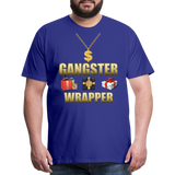 Funny Christmas Shirt, Gangster Wrapper Shirt, Gangsta Wrapper T-Shirt, Gangsta Wrapper Tshirt, Gangsta Wrapper Shirt, Funny Christmas Shirt, Wrapping Shirt - royal blue