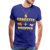 Funny Christmas Shirt, Gangster Wrapper Shirt, Gangsta Wrapper T-Shirt, Gangsta Wrapper Tshirt, Gangsta Wrapper Shirt, Funny Christmas Shirt, Wrapping Shirt - royal blue