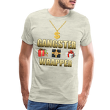 Funny Christmas Shirt, Gangster Wrapper Shirt, Gangsta Wrapper T-Shirt, Gangsta Wrapper Tshirt, Gangsta Wrapper Shirt, Funny Christmas Shirt, Wrapping Shirt - heather oatmeal