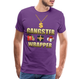 Funny Christmas Shirt, Gangster Wrapper Shirt, Gangsta Wrapper T-Shirt, Gangsta Wrapper Tshirt, Gangsta Wrapper Shirt, Funny Christmas Shirt, Wrapping Shirt - purple