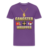 Funny Christmas Shirt, Gangster Wrapper Shirt, Gangsta Wrapper T-Shirt, Gangsta Wrapper Tshirt, Gangsta Wrapper Shirt, Funny Christmas Shirt, Wrapping Shirt - purple