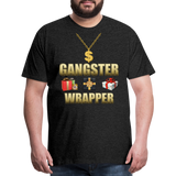 Funny Christmas Shirt, Gangster Wrapper Shirt, Gangsta Wrapper T-Shirt, Gangsta Wrapper Tshirt, Gangsta Wrapper Shirt, Funny Christmas Shirt, Wrapping Shirt - charcoal grey