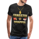 Funny Christmas Shirt, Gangster Wrapper Shirt, Gangsta Wrapper T-Shirt, Gangsta Wrapper Tshirt, Gangsta Wrapper Shirt, Funny Christmas Shirt, Wrapping Shirt - charcoal grey