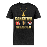 Funny Christmas Shirt, Gangster Wrapper Shirt, Gangsta Wrapper T-Shirt, Gangsta Wrapper Tshirt, Gangsta Wrapper Shirt, Funny Christmas Shirt, Wrapping Shirt - charcoal grey