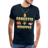 Funny Christmas Shirt, Gangster Wrapper Shirt, Gangsta Wrapper T-Shirt, Gangsta Wrapper Tshirt, Gangsta Wrapper Shirt, Funny Christmas Shirt, Wrapping Shirt - deep navy