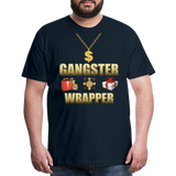 Funny Christmas Shirt, Gangster Wrapper Shirt, Gangsta Wrapper T-Shirt, Gangsta Wrapper Tshirt, Gangsta Wrapper Shirt, Funny Christmas Shirt, Wrapping Shirt - deep navy