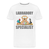 Labrador Specialist Shirt, Lab Shirt, Labradory Shirt, Funny Shirt, Funny Lab Shirt, Science Lab Shirt, Science Laboratory, Dog Lover Shirt, Dog Shirt, Great Gift Idea - white