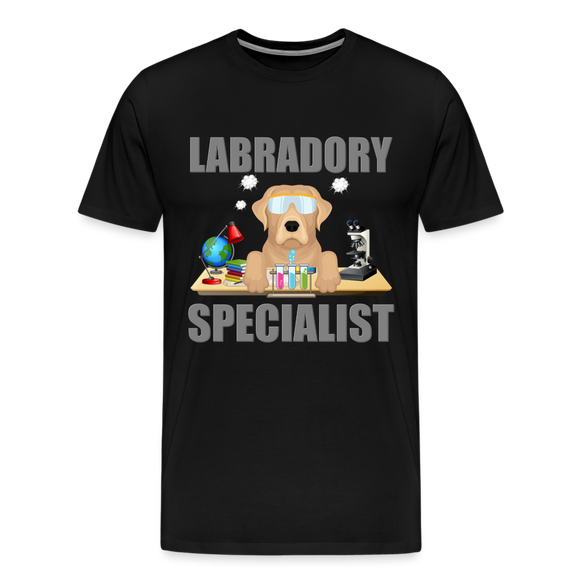 Labrador Specialist Shirt, Lab Shirt, Labradory Shirt, Funny Shirt, Funny Lab Shirt, Science Lab Shirt, Science Laboratory, Dog Lover Shirt, Dog Shirt, Great Gift Idea - black