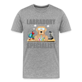 Labrador Specialist Shirt, Lab Shirt, Labradory Shirt, Funny Shirt, Funny Lab Shirt, Science Lab Shirt, Science Laboratory, Dog Lover Shirt, Dog Shirt, Great Gift Idea - heather gray