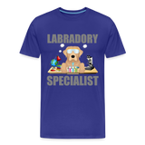 Labrador Specialist Shirt, Lab Shirt, Labradory Shirt, Funny Shirt, Funny Lab Shirt, Science Lab Shirt, Science Laboratory, Dog Lover Shirt, Dog Shirt, Great Gift Idea - royal blue