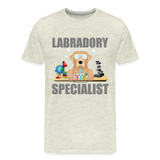 Labrador Specialist Shirt, Lab Shirt, Labradory Shirt, Funny Shirt, Funny Lab Shirt, Science Lab Shirt, Science Laboratory, Dog Lover Shirt, Dog Shirt, Great Gift Idea - heather oatmeal