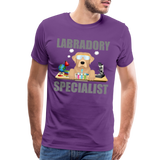 Labrador Specialist Shirt, Lab Shirt, Labradory Shirt, Funny Shirt, Funny Lab Shirt, Science Lab Shirt, Science Laboratory, Dog Lover Shirt, Dog Shirt, Great Gift Idea - purple