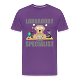 Labrador Specialist Shirt, Lab Shirt, Labradory Shirt, Funny Shirt, Funny Lab Shirt, Science Lab Shirt, Science Laboratory, Dog Lover Shirt, Dog Shirt, Great Gift Idea - purple