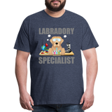 Labrador Specialist Shirt, Lab Shirt, Labradory Shirt, Funny Shirt, Funny Lab Shirt, Science Lab Shirt, Science Laboratory, Dog Lover Shirt, Dog Shirt, Great Gift Idea - heather blue