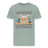 Labrador Specialist Shirt, Lab Shirt, Labradory Shirt, Funny Shirt, Funny Lab Shirt, Science Lab Shirt, Science Laboratory, Dog Lover Shirt, Dog Shirt, Great Gift Idea - steel green