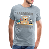 Labrador Specialist Shirt, Lab Shirt, Labradory Shirt, Funny Shirt, Funny Lab Shirt, Science Lab Shirt, Science Laboratory, Dog Lover Shirt, Dog Shirt, Great Gift Idea - heather ice blue