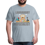 Labrador Specialist Shirt, Lab Shirt, Labradory Shirt, Funny Shirt, Funny Lab Shirt, Science Lab Shirt, Science Laboratory, Dog Lover Shirt, Dog Shirt, Great Gift Idea - heather ice blue