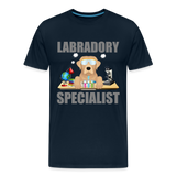 Labrador Specialist Shirt, Lab Shirt, Labradory Shirt, Funny Shirt, Funny Lab Shirt, Science Lab Shirt, Science Laboratory, Dog Lover Shirt, Dog Shirt, Great Gift Idea - deep navy