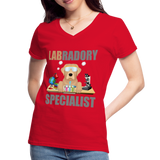 Labrador Specialist Shirt, Lab Shirt, Labradory Shirt, Funny Shirt, Funny Lab Shirt, Science Lab Shirt, Science Laboratory, Dog Lover Shirt, - red