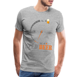 I Need Beer Shirt, Fuel Gauge Shirt, Beer Froth, Funny Beer Lovers, Beer Lovers Shirt, I Need Beer, Funny Drinking Shirt, Beer Humor Shirt - heather gray