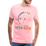 I Need Beer Shirt, Fuel Gauge Shirt, Beer Froth, Funny Beer Lovers, Beer Lovers Shirt, I Need Beer, Funny Drinking Shirt, Beer Humor Shirt - pink