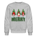 Gnomes Christmas, Gnomes Christmas Sweatshirt, Women Christmas Shirt, Women Christmas Sweatshirt, Christmas Sweatshirt, Christmas Pajamas - heather gray