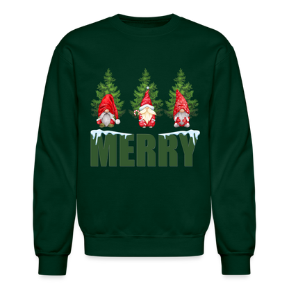 Gnomes Christmas, Gnomes Christmas Sweatshirt, Women Christmas Shirt, Women Christmas Sweatshirt, Christmas Sweatshirt, Christmas Pajamas - forest green