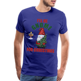 I'll Be Gnome For Christmas, Funny Christmas Gnome, Gnomes Christmas, Gnomes Christmas shirt, Men Christmas Shirt, Men Christmas shirt, Christmas Gift For Him, Christmas Pajamas - royal blue