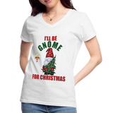 I'll Be Gnome For Christmas, Funny Christmas Gnome, Gnomes Christmas, Gnomes Christmas shirt, Women Christmas Shirt, Women Christmas shirt, Christmas Gift For Her, Christmas Pajamas - white