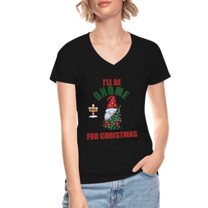 I'll Be Gnome For Christmas, Funny Christmas Gnome, Gnomes Christmas, Gnomes Christmas shirt, Women Christmas Shirt, Women Christmas shirt, Christmas Gift For Her, Christmas Pajamas - black