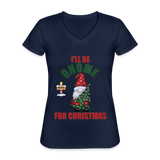 I'll Be Gnome For Christmas, Funny Christmas Gnome, Gnomes Christmas, Gnomes Christmas shirt, Women Christmas Shirt, Women Christmas shirt, Christmas Gift For Her, Christmas Pajamas - navy