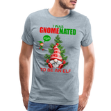 I Was Gnomenated To Be An Elf, Funny Christmas Gnome, Gnomes Christmas, Gnomes Christmas shirt, Men Christmas Shirt, Men Christmas shirt, Christmas Gift For Him, Christmas Pajamas - heather ice blue