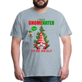 I Was Gnomenated To Be An Elf, Funny Christmas Gnome, Gnomes Christmas, Gnomes Christmas shirt, Men Christmas Shirt, Men Christmas shirt, Christmas Gift For Him, Christmas Pajamas - heather ice blue