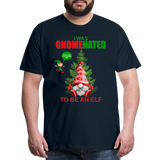 I Was Gnomenated To Be An Elf, Funny Christmas Gnome, Gnomes Christmas, Gnomes Christmas shirt, Men Christmas Shirt, Men Christmas shirt, Christmas Gift For Him, Christmas Pajamas - deep navy