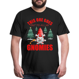 This One Goes Out To All My Gnomies, Funny Christmas Gnome, Gnomes Christmas, Gnomes Christmas shirt, Men Christmas Shirt, Men Christmas shirt, Christmas Gift For Him, Christmas Pajamas - black