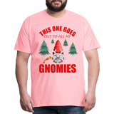 This One Goes Out To All My Gnomies, Funny Christmas Gnome, Gnomes Christmas, Gnomes Christmas shirt, Men Christmas Shirt, Men Christmas shirt, Christmas Gift For Him, Christmas Pajamas - pink