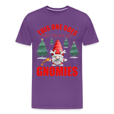 This One Goes Out To All My Gnomies, Funny Christmas Gnome, Gnomes Christmas, Gnomes Christmas shirt, Men Christmas Shirt, Men Christmas shirt, Christmas Gift For Him, Christmas Pajamas - purple