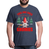 This One Goes Out To All My Gnomies, Funny Christmas Gnome, Gnomes Christmas, Gnomes Christmas shirt, Men Christmas Shirt, Men Christmas shirt, Christmas Gift For Him, Christmas Pajamas - heather blue