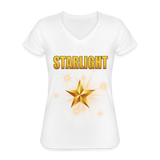 Starlight, Vought, The Boys, Homelander, Industries, Home Lander, Billy Butcher, Seven Fathers Day Gift Idea Women's V-Neck T-Shirt - white